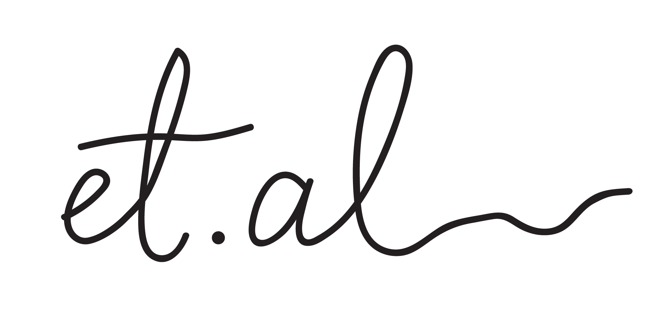 et al handwritten style logo plywood kitchens